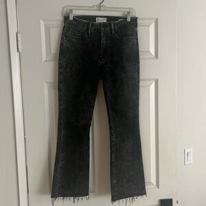 Frame Black Le Crop Mini Boot jean